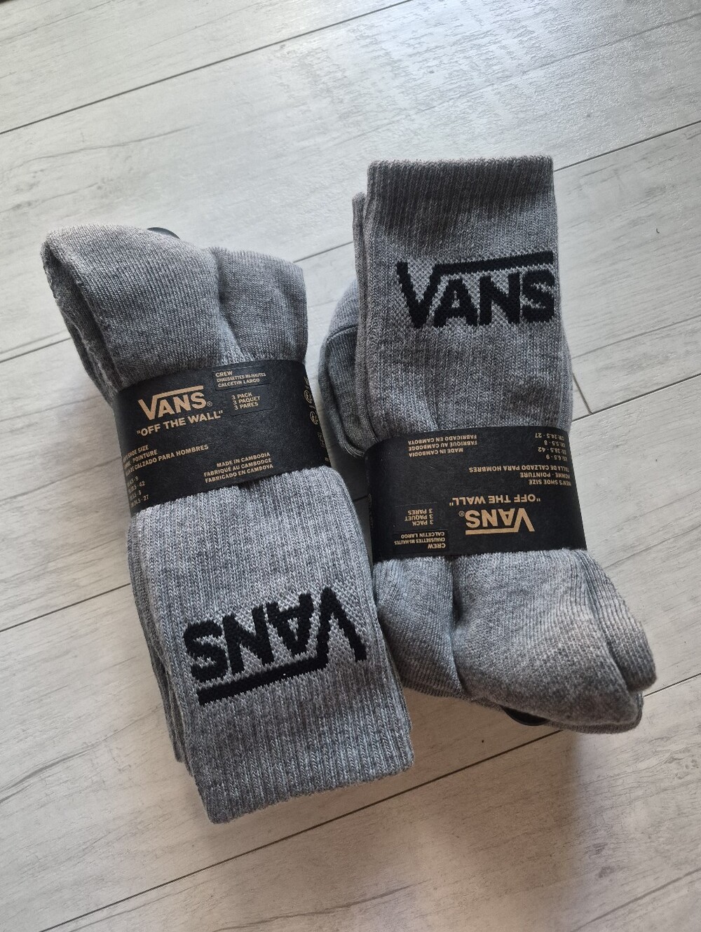 VANS NEW Classic Crew Socks 3-Pack (2 sets)